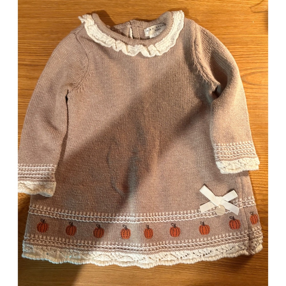 Max Studio Baby Autumn Dress 3-6 Months